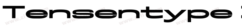 Tensentype ZhiHeiJ W字体转换